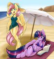 TwiShy at the Beach