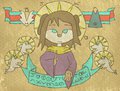 an old visage/icon of 'The Yubi'