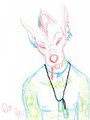 Vicious - Rat - Color line art pencil sketch by AmbiguousAnarchist