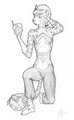 Nechisi - Cheetah - OC - Pencil - V2 by AmbiguousAnarchist