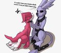 Scrambled Veemon by ConmanWolf