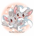 Minccino - Cinccino by ChikoritaMoon