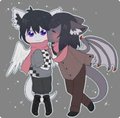 Two Dragons - One Scarf by mobkiller