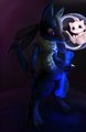 Mew spots Lucarios bone by Tricksta