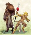 Shin and Franko by drommat