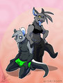 Muzz and Diesel by drommat