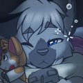 Falling asleep in bed by YuniWusky