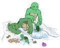 Raph napping by blackdragonsama
