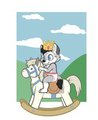 Prince riding to funland