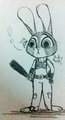 Judy hopps traditional sketch