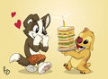 Birthday sandwich