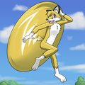 Flying foxie! 