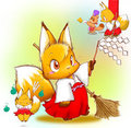 miko of forest by enorapi