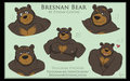 [C] Bresnan Bear Telegram Stickers