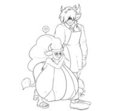 Commission - A Cow and her Hubby