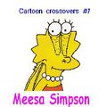 Cartoon crossovers #1 Meesa Simpson