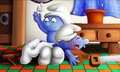Bedtime Lesson by Spanking