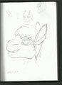 kit nomara traditional drawing #1 by wolfpup
