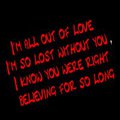 All Out Of Love
