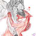Gift Art From KimpZe - Warm Hug by faunoiphilia