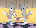 2 and 2 equals 2 Red bottoms  by FoxPatronus