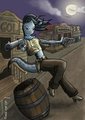 Brachiosaurus gunner by blackat