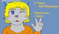 400 Watchers! have some crappy 20 mintues MSPaint Art!