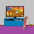 Amy Playing Sonic Vs Darkness TNR