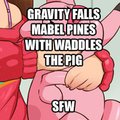 Mabel Pines and Waddles~ by MakoRuu