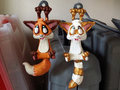 Skitters Classic Fox and Gold Raccoon on Etsy