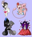 Happy Valentine's Day Chibis