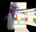 Preggy Wave Raiding the Fridge by Xniclord789x