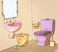 Toilet Sparkle and her friends