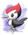 Pokemon Sun and Moon: Woodpecker/Cardinal Pokemon by Orichalcum