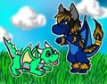 Dragons Playing