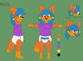 Malik Model Sheet ( diapers)