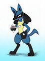 lucarios cake by jenfoxworth