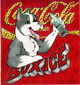 Coca-Cola boxice badge (Old badge) by Boxice