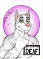 I'm deaf in sign language ( new colours) by Boxice