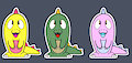 Dino Stickers! by Gozob