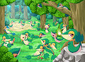 forest of snivy by yosomi