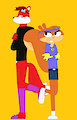 Fox and Squirrel by Toonfan0
