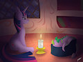 good old nights at the library by JDMorte