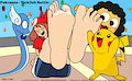 Poke Battle Feet by EderComics