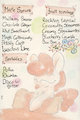 Syrup's Cr&ecirc;pe Menu