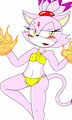 blaze in a bikini by MasterHydra