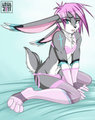 Cross the Bunny - Pin-up by Zero