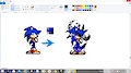 Demon sonic sprite my version .3.