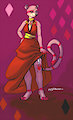 Red dress by pyggy