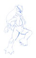 Sketch-a-day: Blaziken